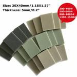 10/20Pc Sponge Sanding Block Wet Dry Grinding Sandpaper 300-400 500-600 800-1000 1200-1500Grit Polishing Pad Abrasive Sand Paper