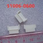 200pcs 51006 series 6 pin connector 2 mm alternative 51006-0600