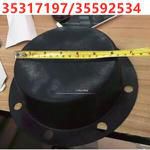 2pcs black seal cup diaphragm for Doosan air comprssor part unloader valve 35592534/ 35317197