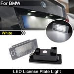 White LED License Plate Light Number Plate Lamp For BMW 1/2/3/4/5 Series E82 E88 F22 F45 E46 E90 F32 F36 X1 X3 X4 X5 X6